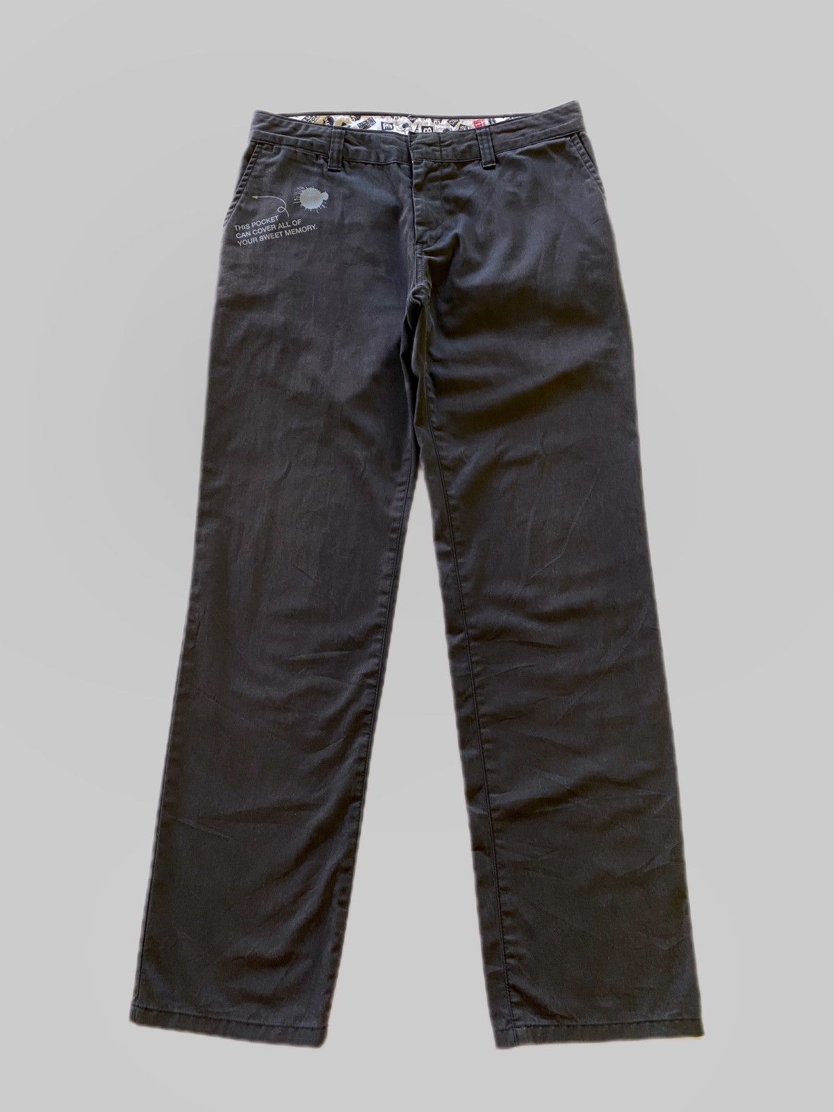 Vintage BeamsBoY “P.O.P.T” Printed Pants