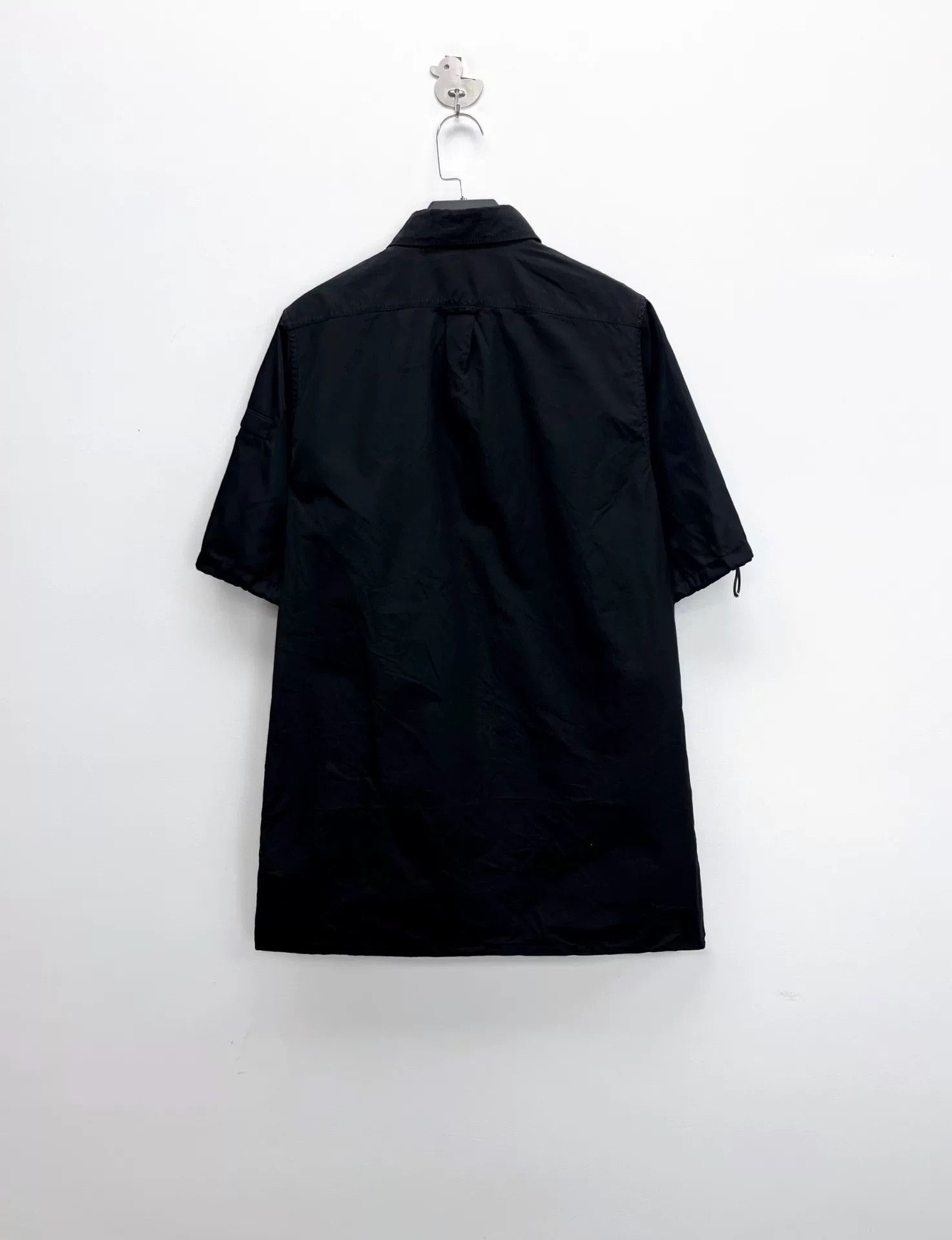 Prada Prada Black Recycled Nylon Shirt Dress Size US XS / EU 42 / 0 - 2 Thumbnail
