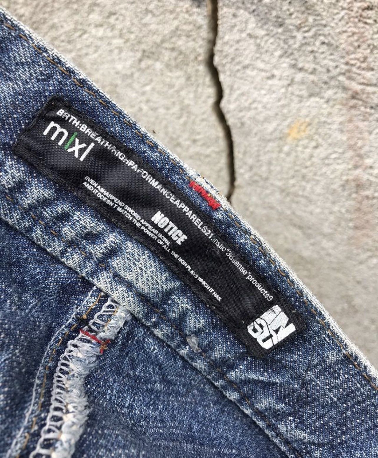 Japanese Brand × Number (N)ine × Takahiromiyashita The Soloist. 🔥SUMMER SALE💥NUMBER (N)INE HYBRID SAGGY BAGGY RAPPER BIG Size US 34 / EU 50 - 4 Thumbnail