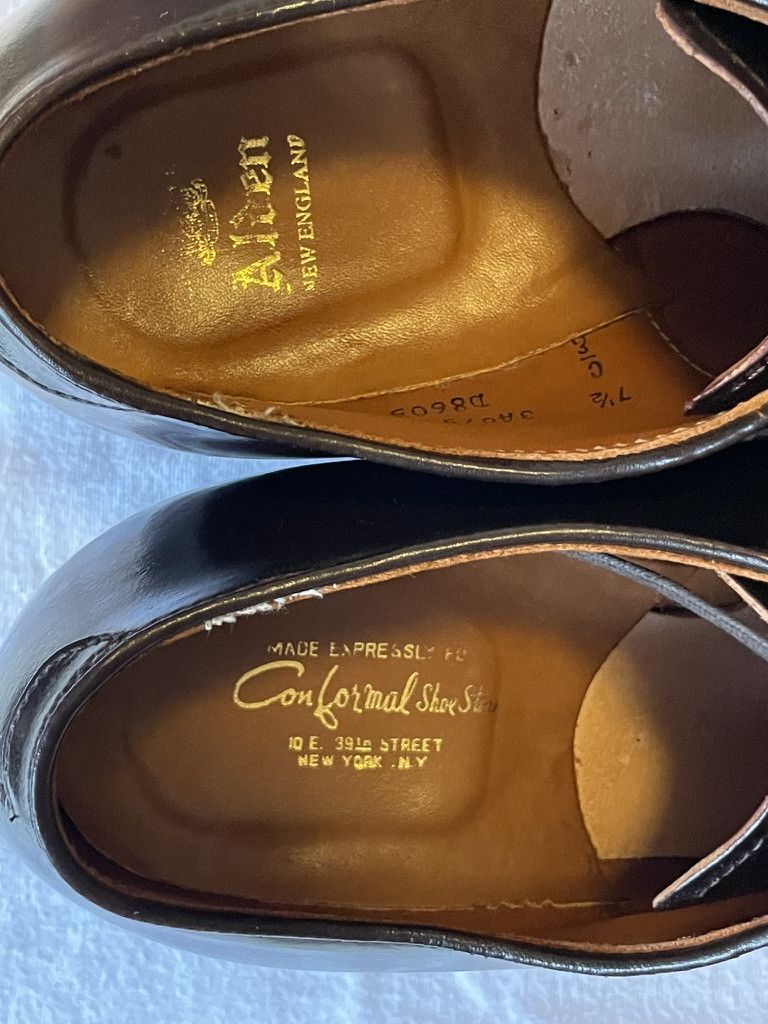 Alden Alden derby, color 8 shell cordovan, modified last, 7.5E Size US 7.5 / EU 40-41 - 10 Thumbnail