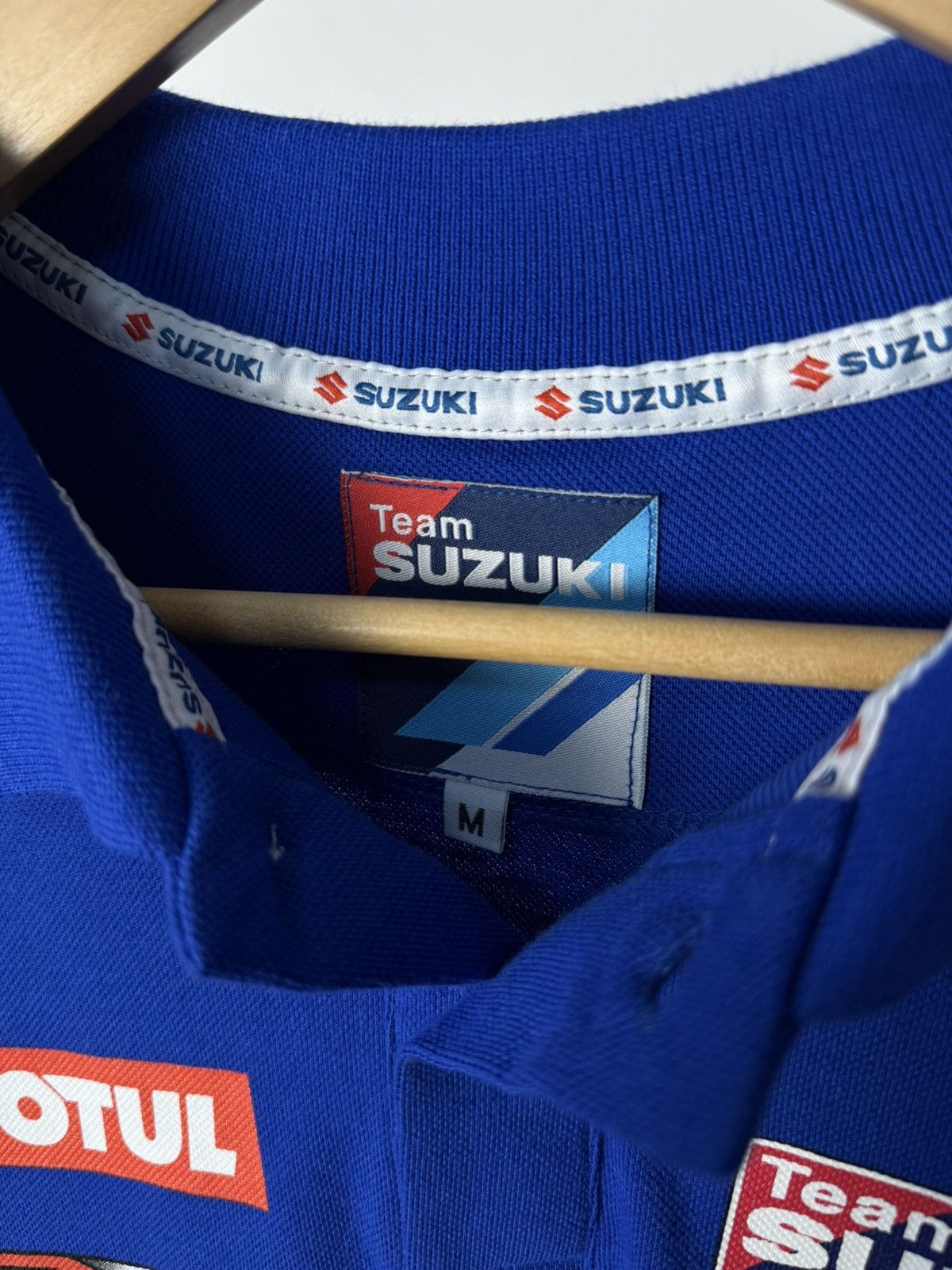 Vintage Vintage Suzuki Racing Polo T-Shirt Size US M / EU 48-50 / 2 - 11 Thumbnail