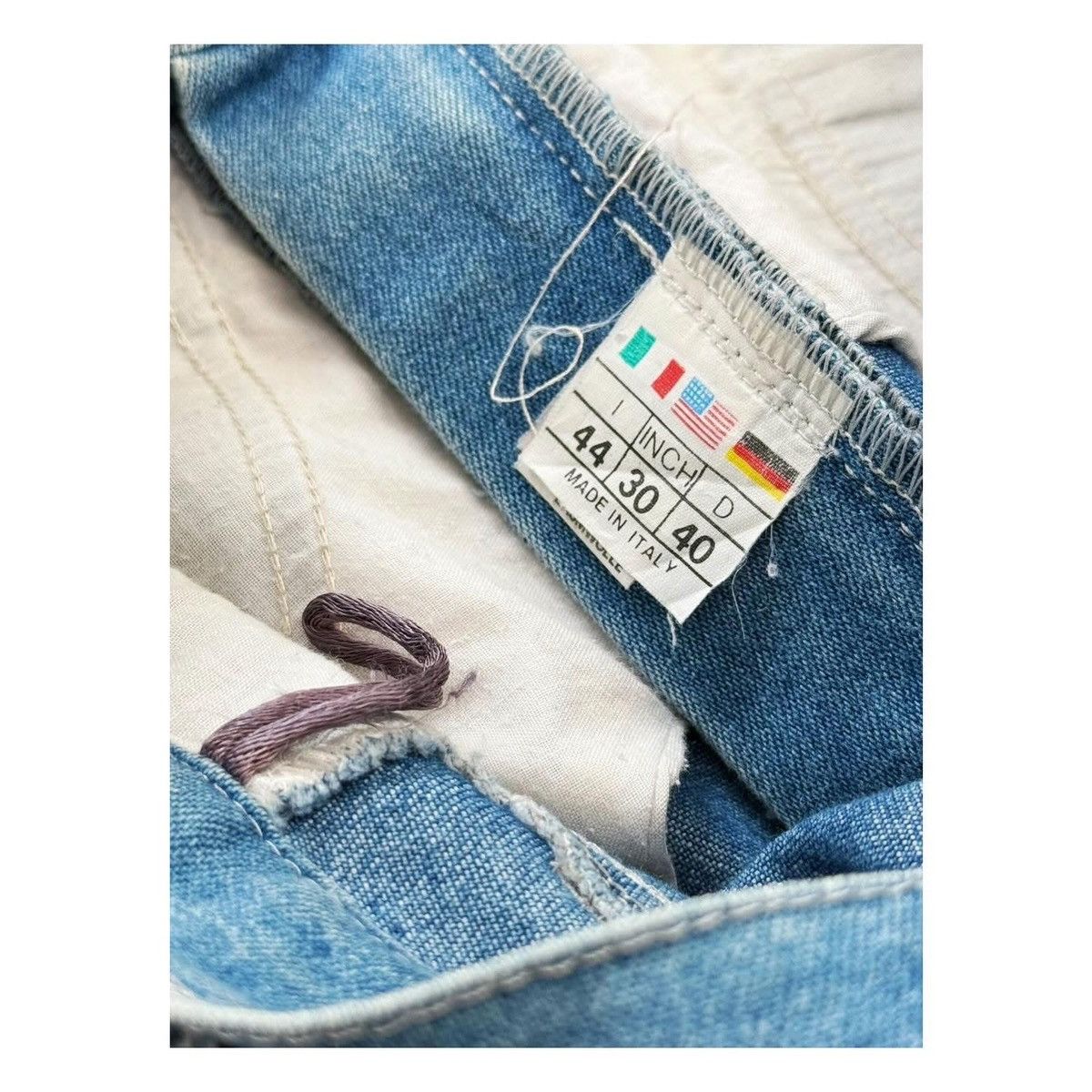 Fendi Vintage Fendi Indigo Denim Skirt Size 27" / US 4 / IT 40 - 6 Thumbnail