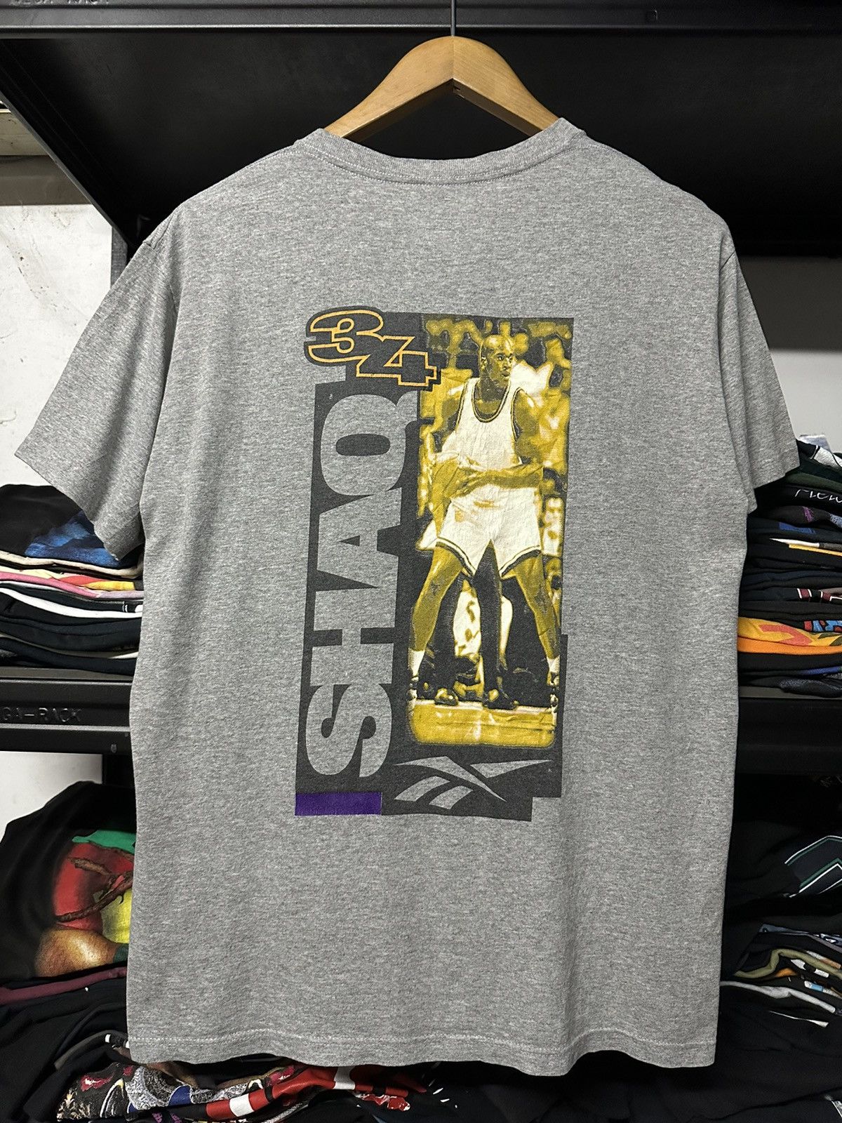 NBA × Reebok × Vintage Vintage 90s Reebok Shaq Nba Tee Size US M / EU 48-50 / 2 - 1 Thumbnail