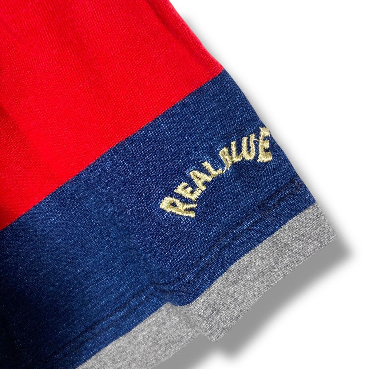 Eternal × Japanese Brand Japanese Brand ETERNAL Real Blue Striped Tee Shirt Large Size US L / EU 52-54 / 3 - 5 Thumbnail