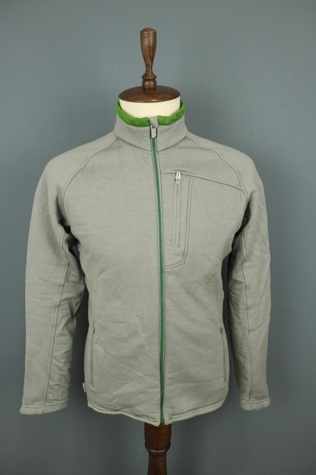 Icebreaker Icebreaker Gray Merino Wool Fleece Track Jacket Size M Size US M / EU 48-50 / 2 - 1 Thumbnail