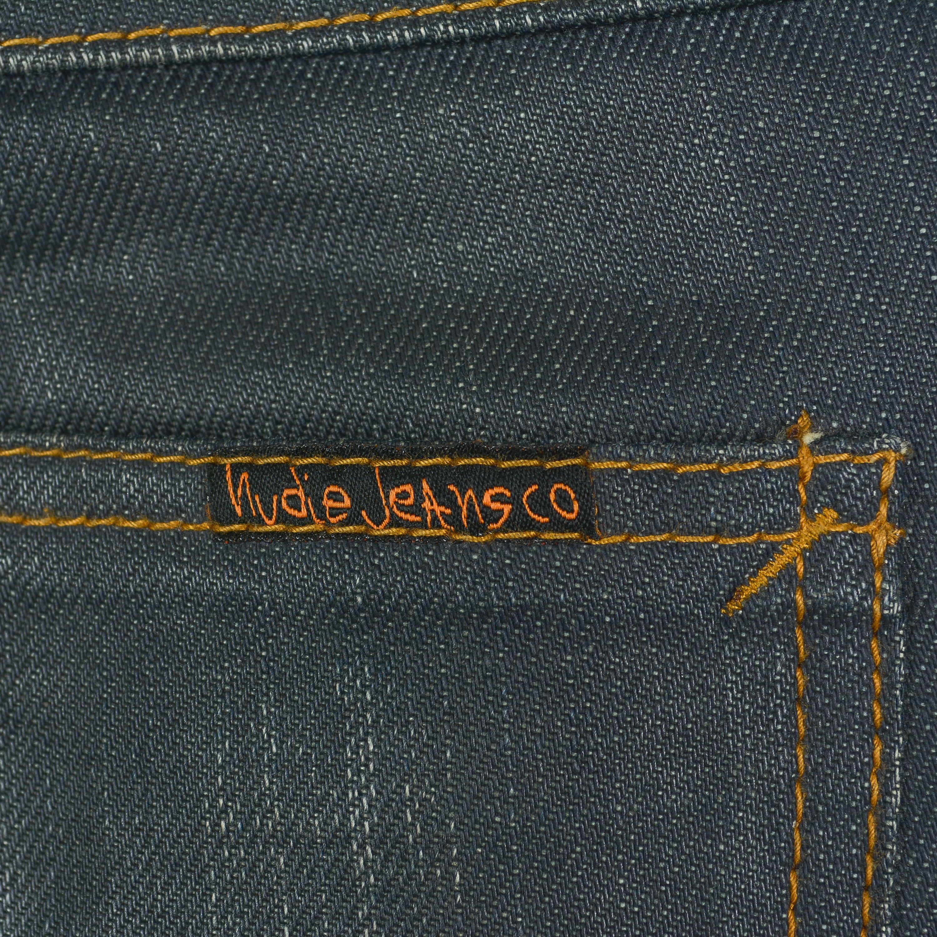 Nudie Jeans Slim Jim Dry Japan W29 L33 RAW Unwashed Denim Pants Trousers Size US 29 - 6 Thumbnail