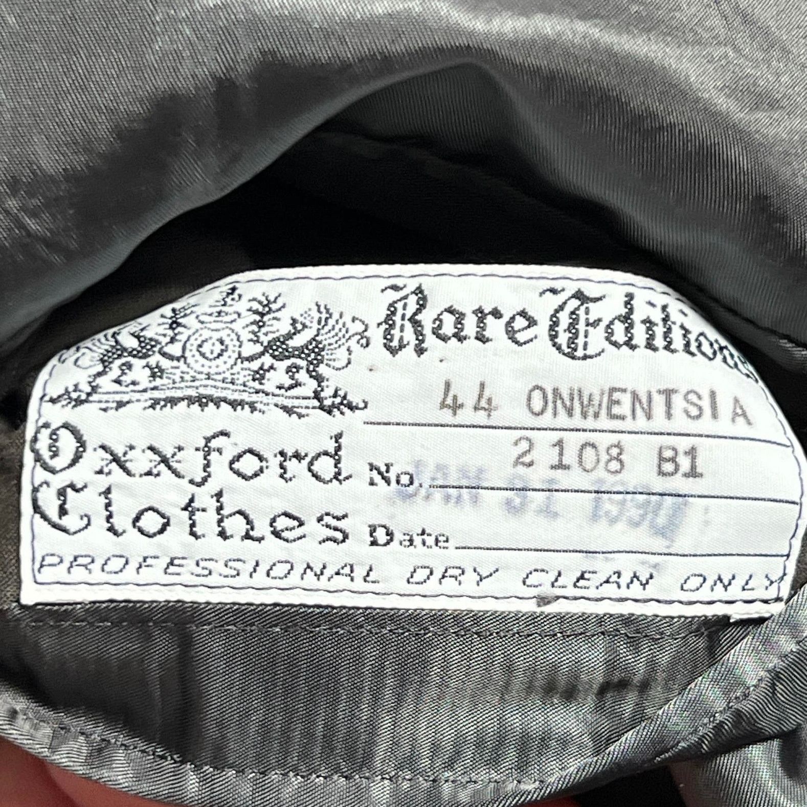 Oxxford Clothes Oxxford Clothes Onwentsia Men's Blazer Grey Jacket Size 44 Size US L / EU 52-54 / 3 - 3 Thumbnail
