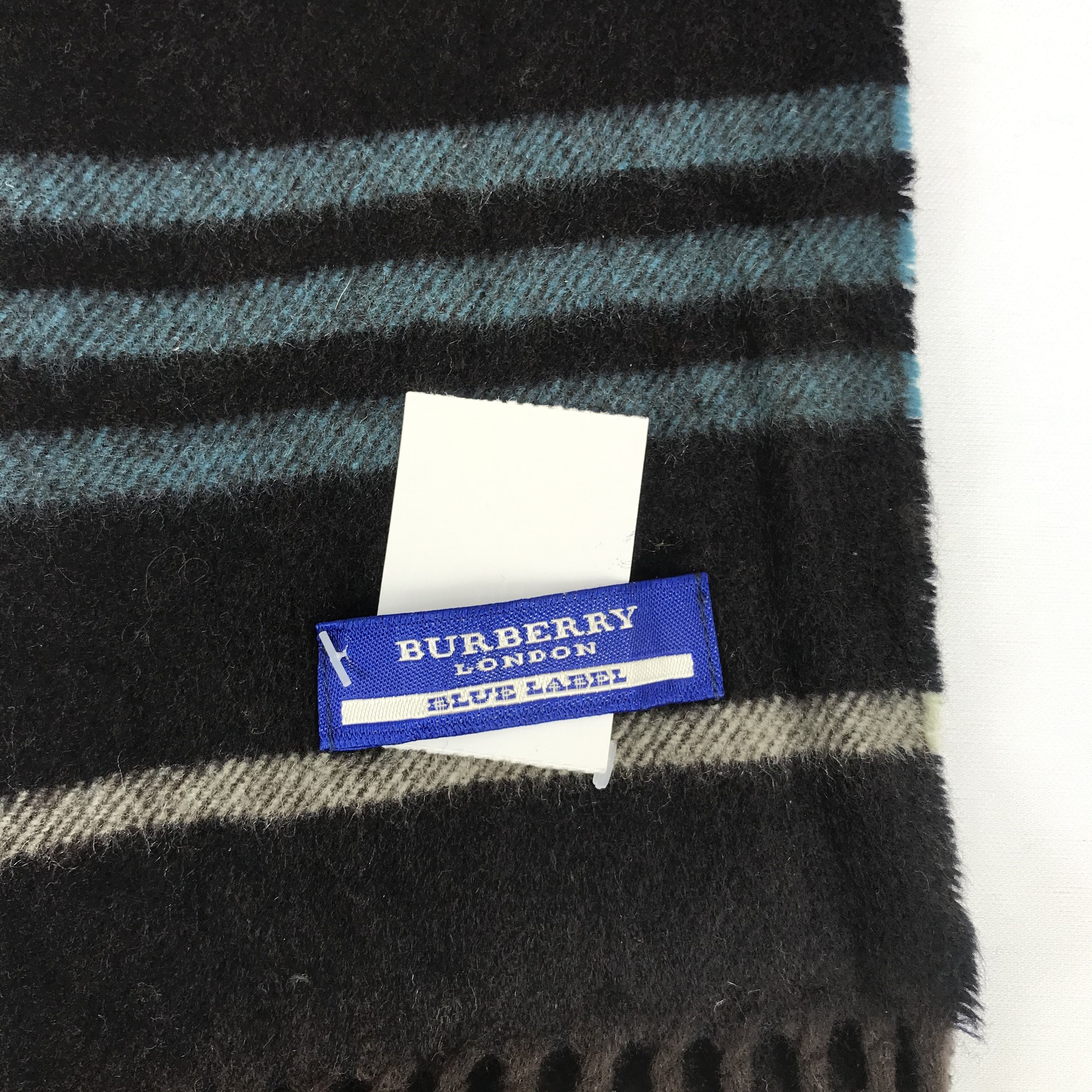 Burberry Vintage Burberry Scarf Muffler Wool Cashmere Scarves Size ONE SIZE - 4 Thumbnail
