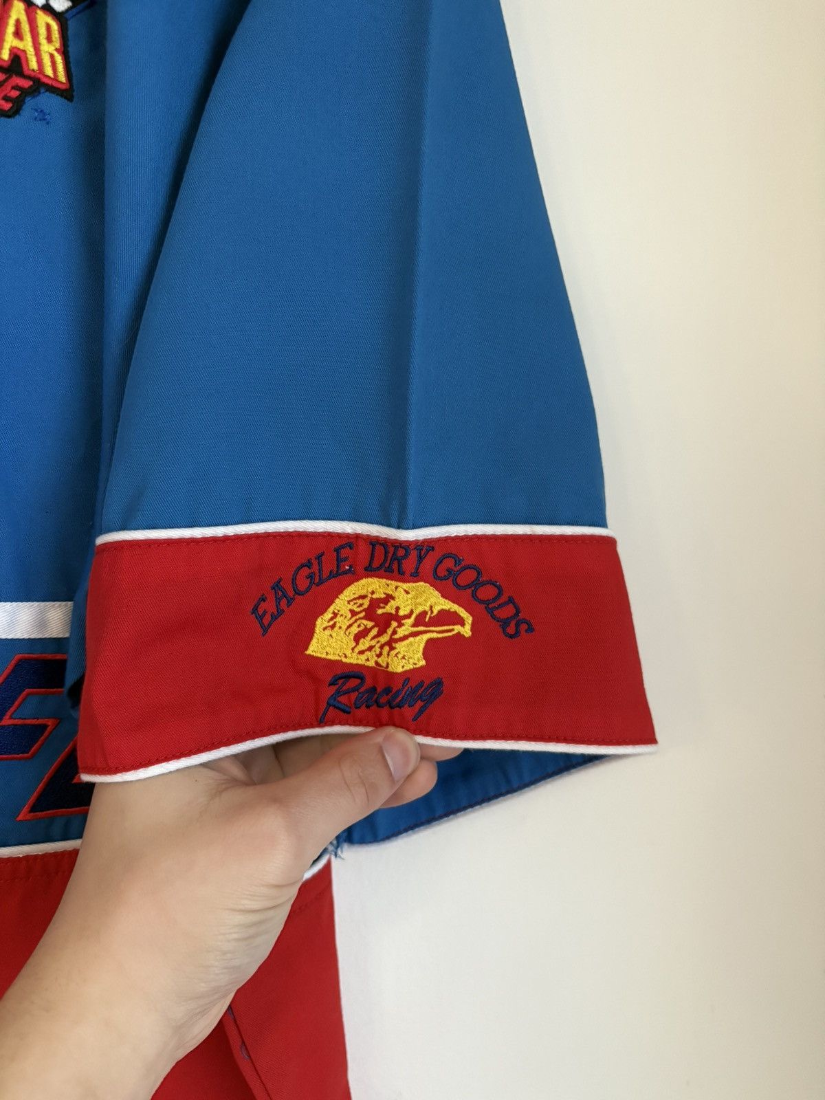 NASCAR Vintage NASCAR Cafe racing button-up in bold red/blue Size US XL / EU 56 / 4 - 10 Thumbnail