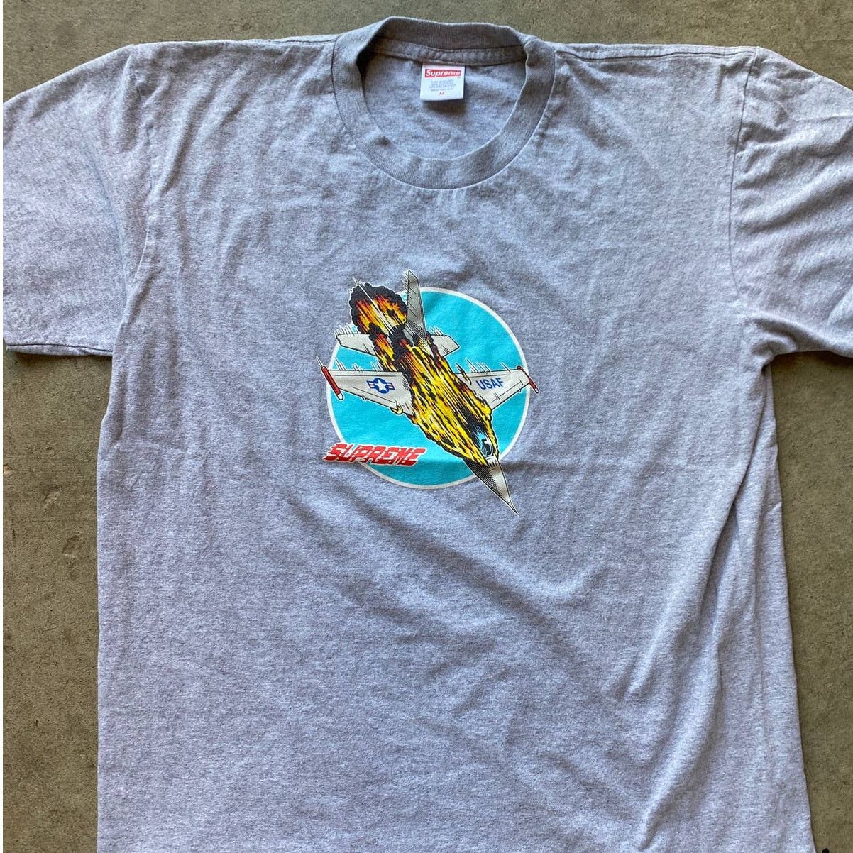 Supreme Supreme Burning Jet Tee - M Size US M / EU 48-50 / 2 - 2 Thumbnail