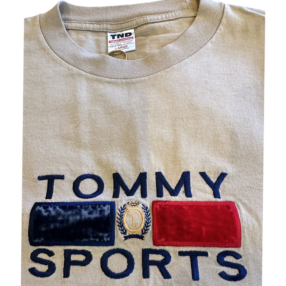 Vintage Vintage Bootleg Tommy Sports T Shirt Size US L / EU 52-54 / 3 - 3 Thumbnail