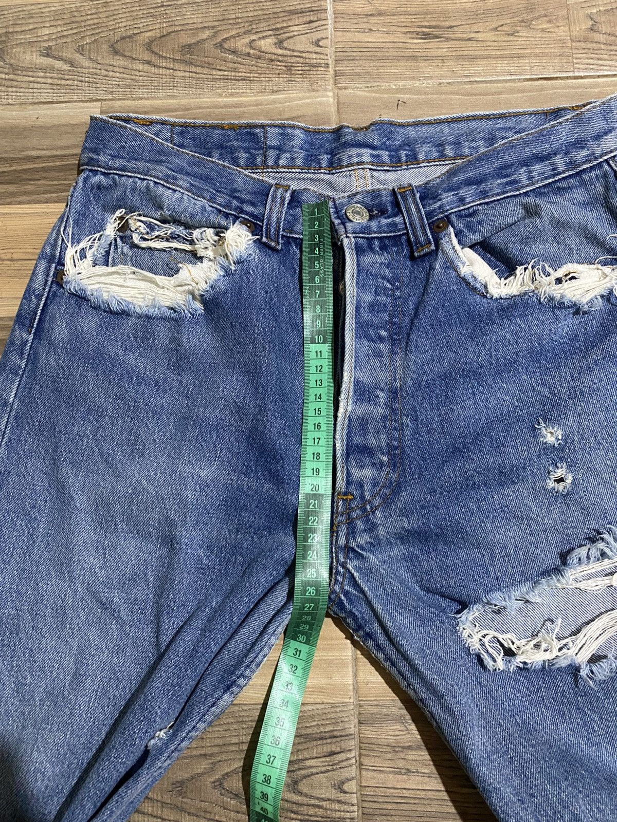 Levi's × Levi's Vintage Clothing × Vintage VINTAGE LEVIS 501 365 DISTRESSED JEANS Size US 29 - 22 Thumbnail