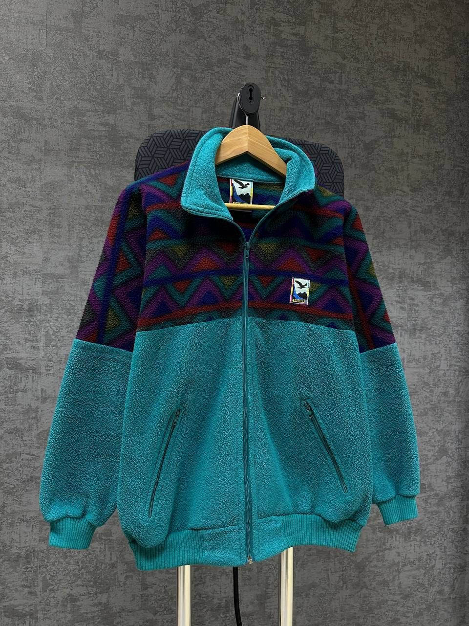 SALEWA × Vintage Vintage Salewa Outdoor Fleece Jacket Size US M / EU 48-50 / 2 - 2 Thumbnail