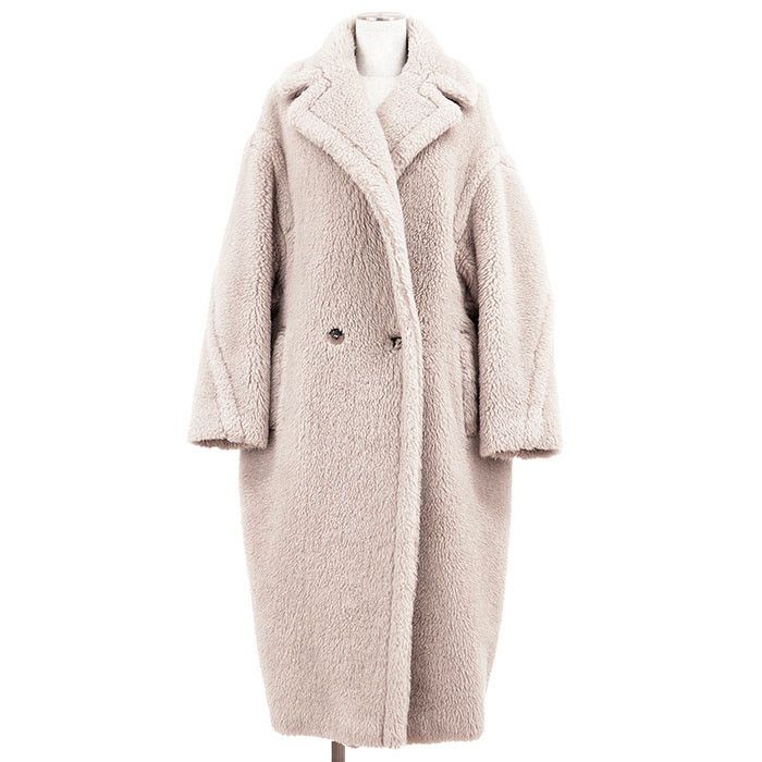 Max Mara MaxMara MaxMara Teddy Bear Alpaca Wool Silk Coat Textile Outerwear TEDGIRL DUTY FREE for USA Size ONE SIZE - 1 Thumbnail