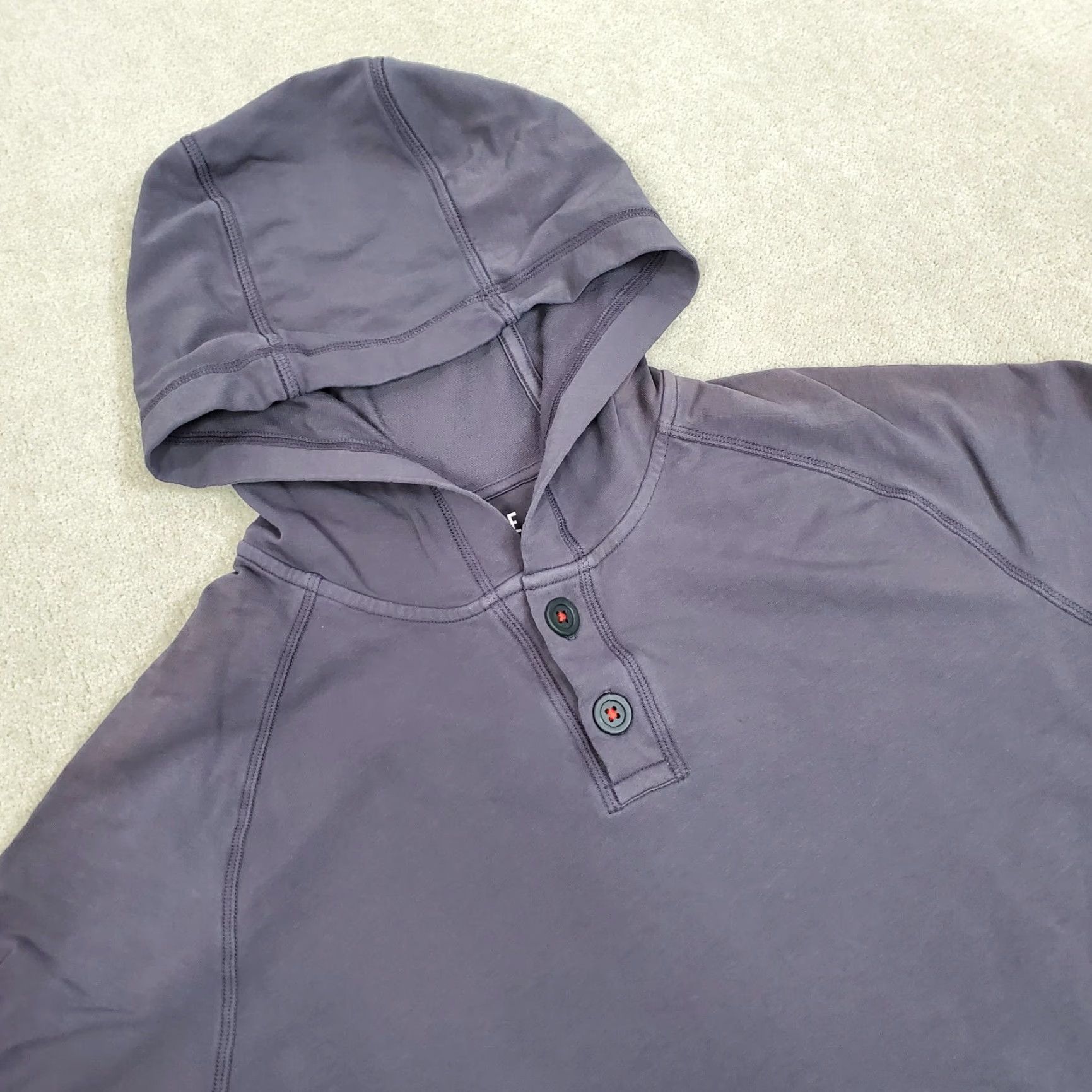 Rhone Rhone Hoodie Mens Small Gray Sweatshirt Pullover Knit Solid Pocket Logo Modern Outdoor Size US S / EU 44-46 / 1 - 2 Thumbnail