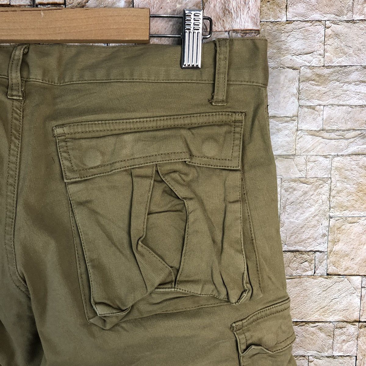 Japanese Brand Louxs Work Union Brown Cargo Multipocket Pants #A649 Size US 32 / EU 48 - 20 Thumbnail
