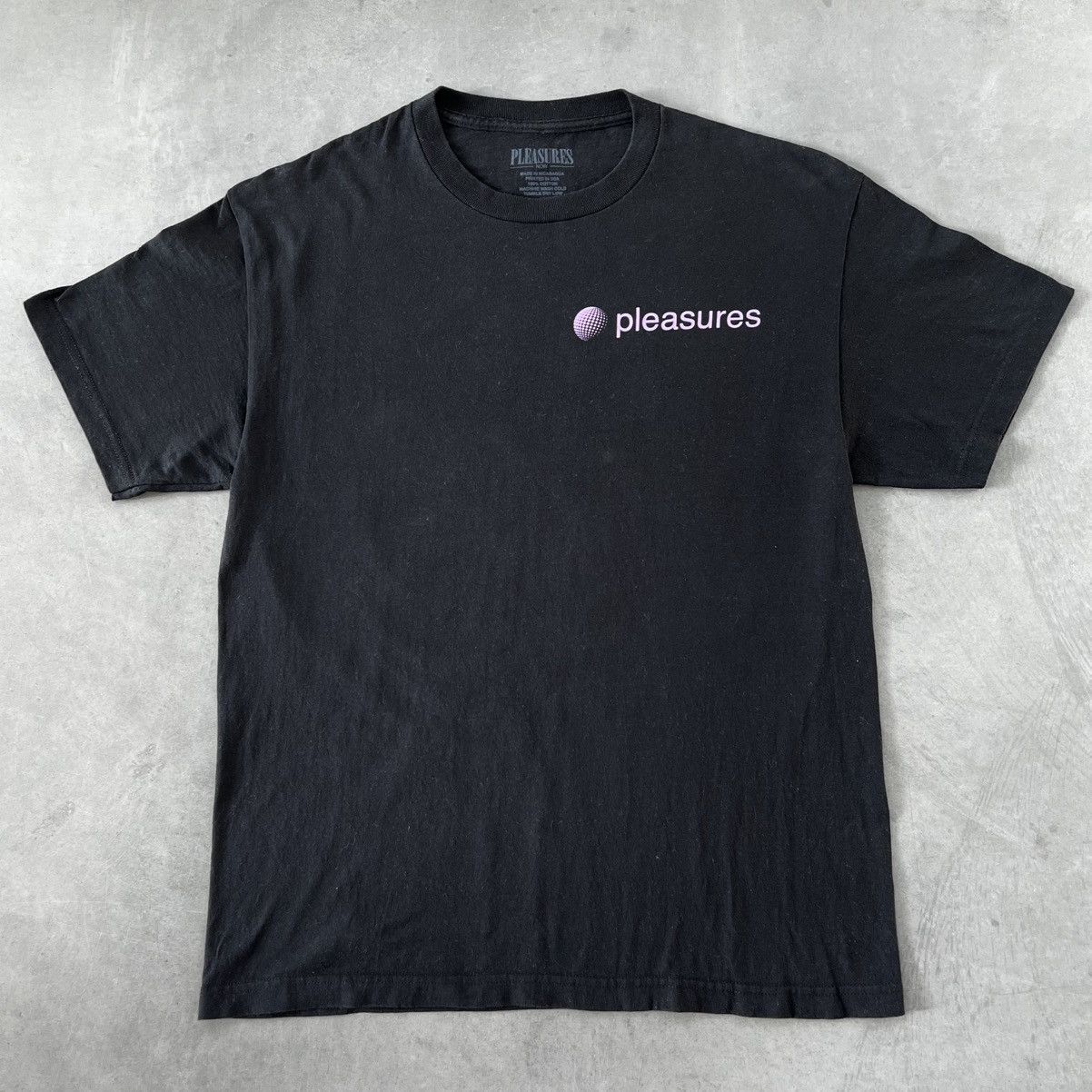 Pleasures 📡 blk: COMMUNICATION TEE + STICKERS Size US L / EU 52-54 / 3 - 2 Thumbnail