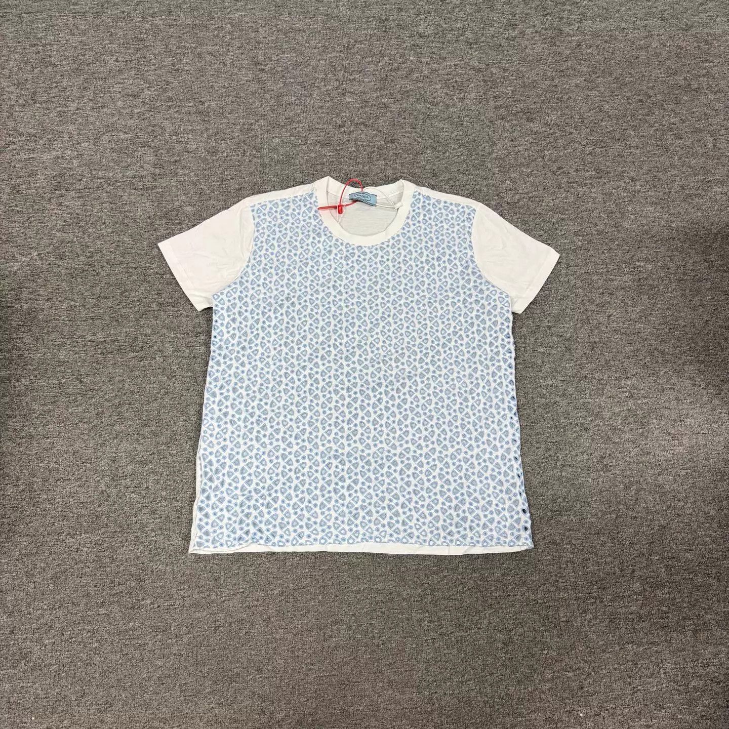 Prada Prada Color Block Triangle Print SS Tee XL 99 New Size US XL / EU 56 / 4 - 1 Thumbnail