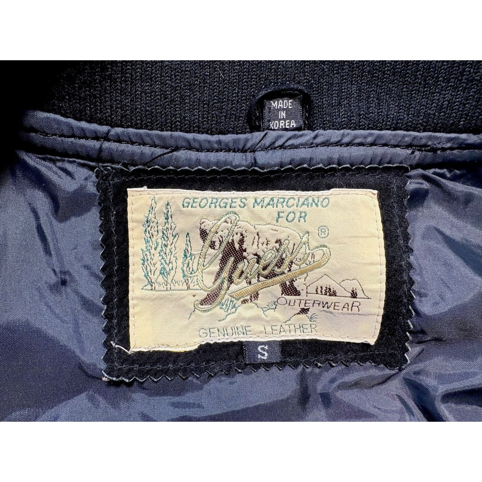 Guess VTG 80s Guess Suede Bomber Jacket Georges Marciano Small Size US S / EU 44-46 / 1 - 4 Thumbnail