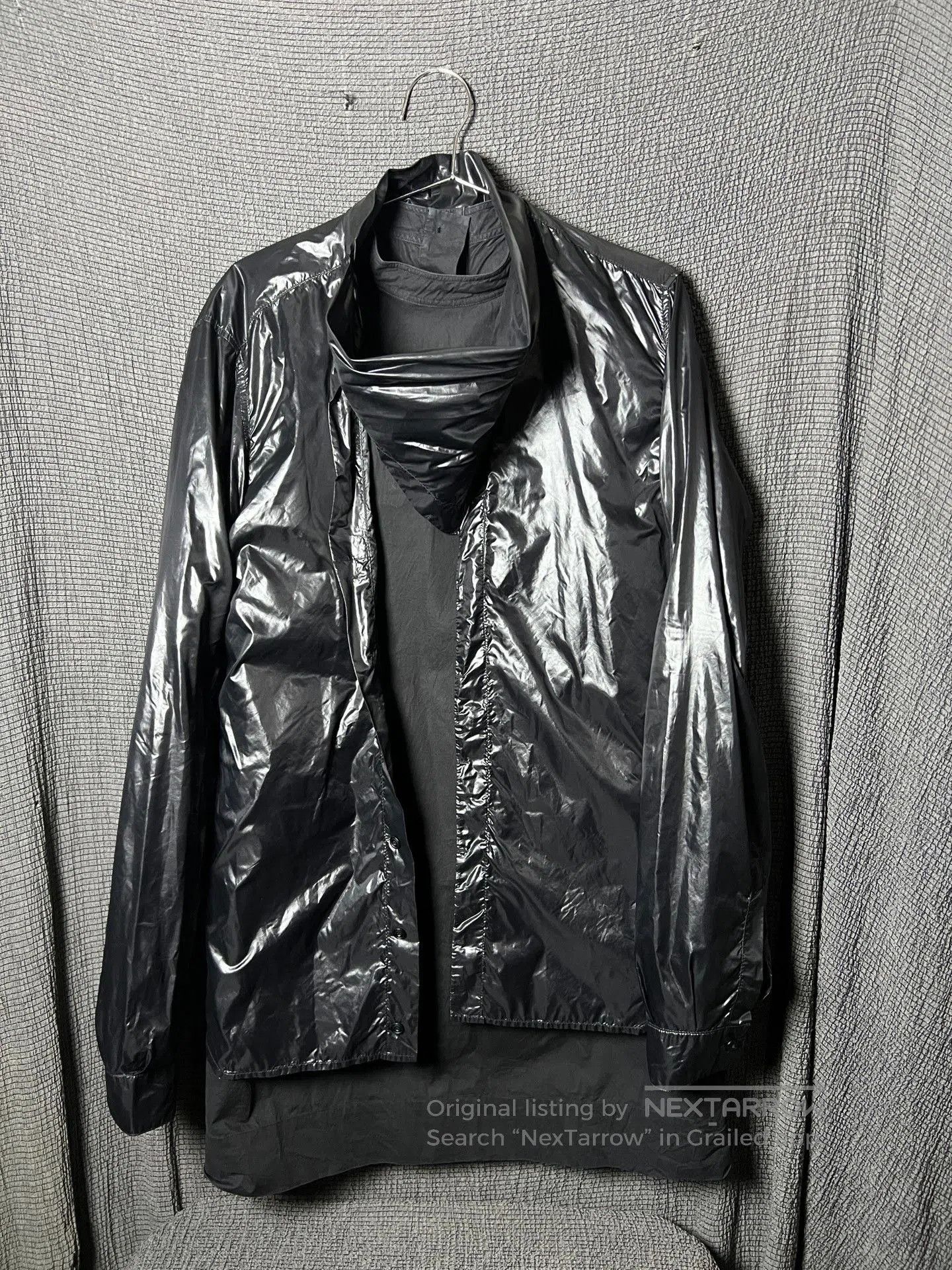 Rick Owens Rick Owens 13ss Nylon Long Sleeve Shirt. Size US M / EU 48-50 / 2 - 4 Thumbnail