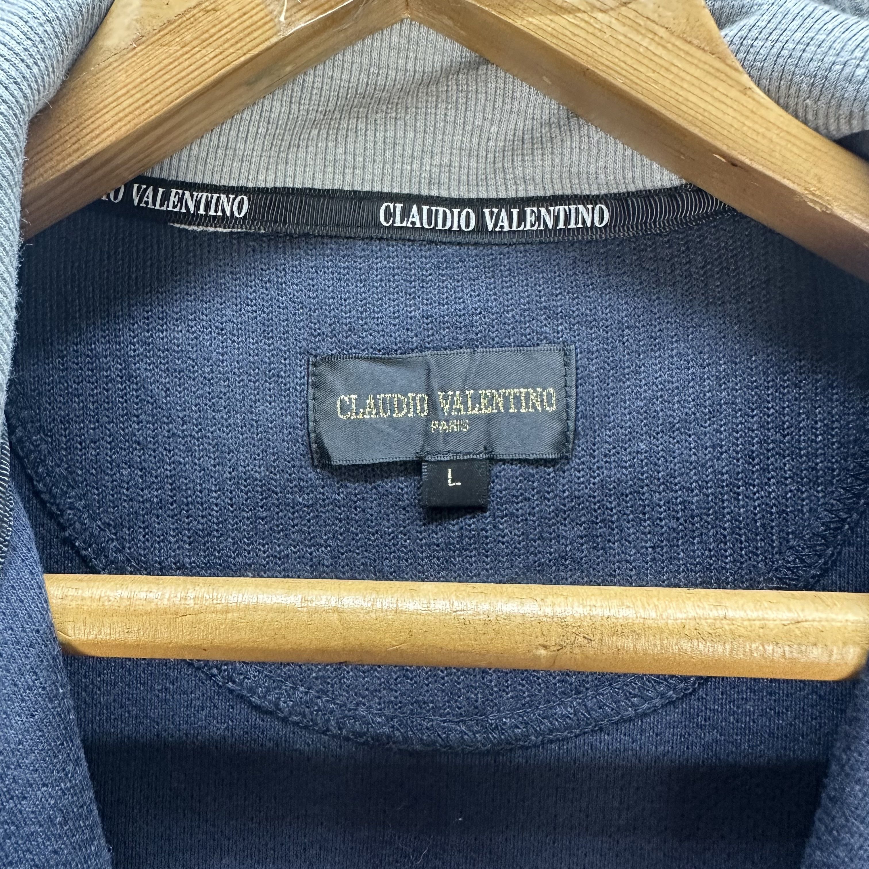 Valentino CLAUDIO VALENTINO ZIPPER SWEATER #7443-146 Size US L / EU 52-54 / 3 - 7 Thumbnail