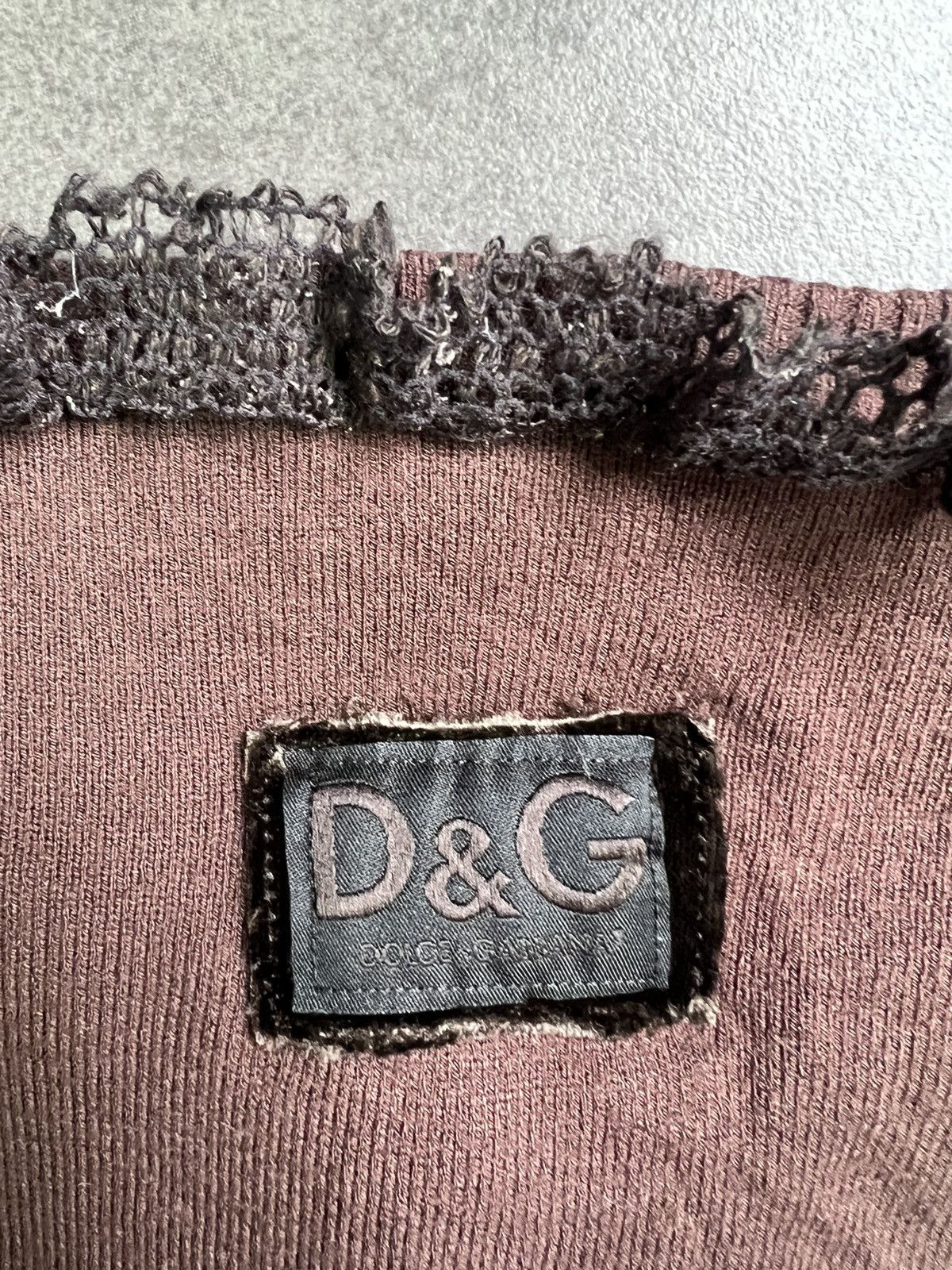 Dolce & Gabbana Coquette y2k Brown Button Up Knit Cardigan Size M / US 6-8 / IT 42-44 - 3 Thumbnail