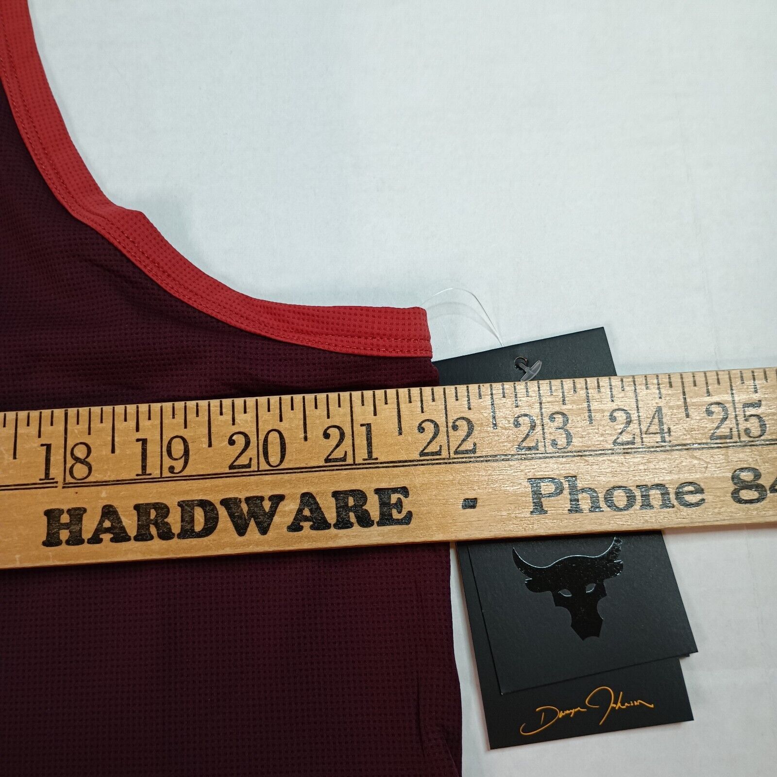 Under Armour Under Armour Project Rock Tank Top Men's L Maroon Red Size US L / EU 52-54 / 3 - 6 Thumbnail