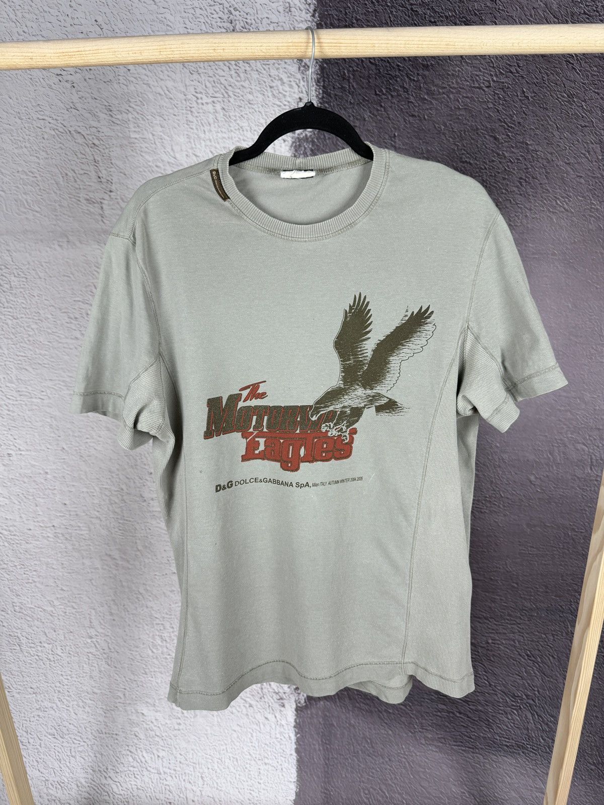 Dolce & Gabbana Dolce & Gabbana The Motorway Eagles vintage AW 2004 2005 tee Size US M / EU 48-50 / 2 - 1 Thumbnail