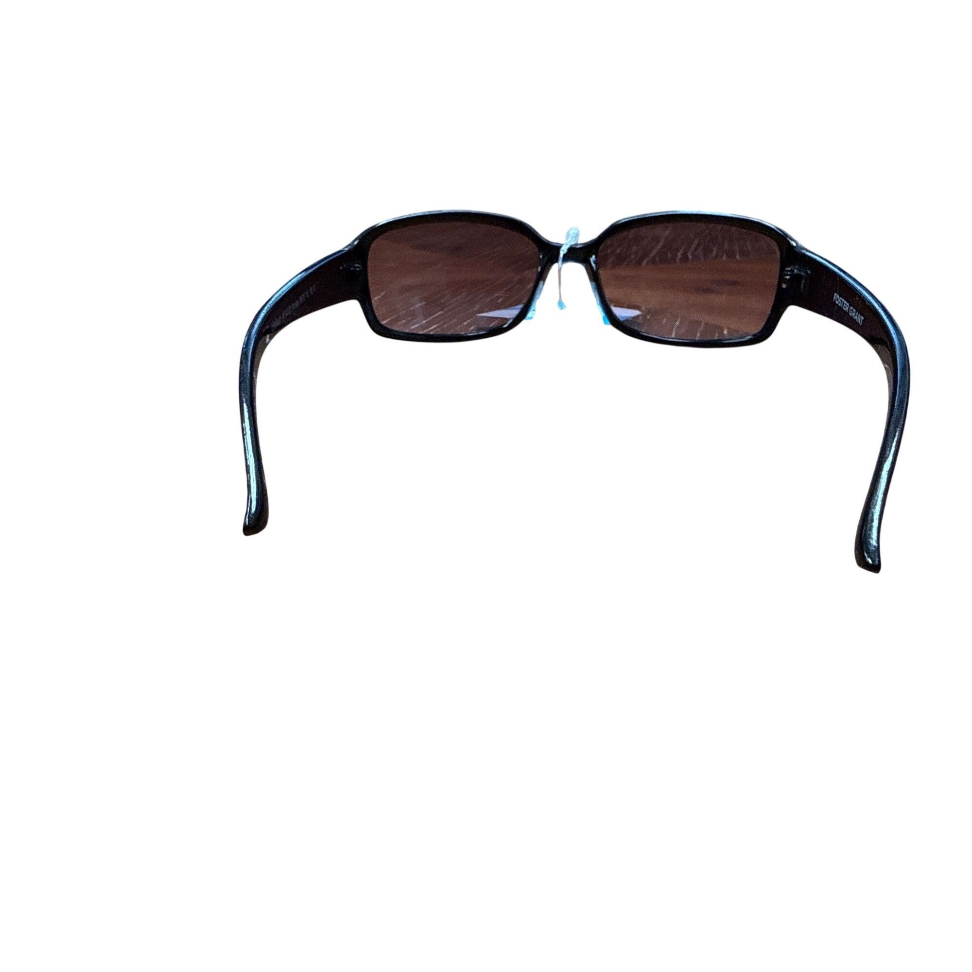 Foster Grant Womens Rhinestone-Accented Sunglasses With Brown Lenses & To Size ONE SIZE - 5 Thumbnail