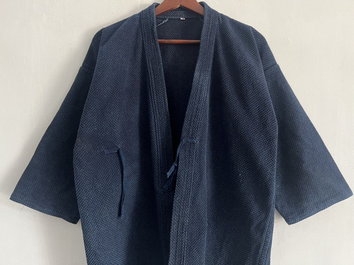 Indigo Vintage Dyed Kendo Indigo Jacket Kimono Size US M / EU 48-50 / 2 - 4 Thumbnail