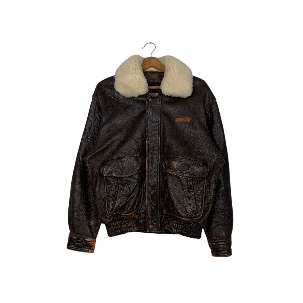 Beverly Hills Polo Club Vintage BEVERLY HILLS POLO CLUB A2 Leather Jacket #2354-C105 Size US M / EU 48-50 / 2 - 1 Thumbnail