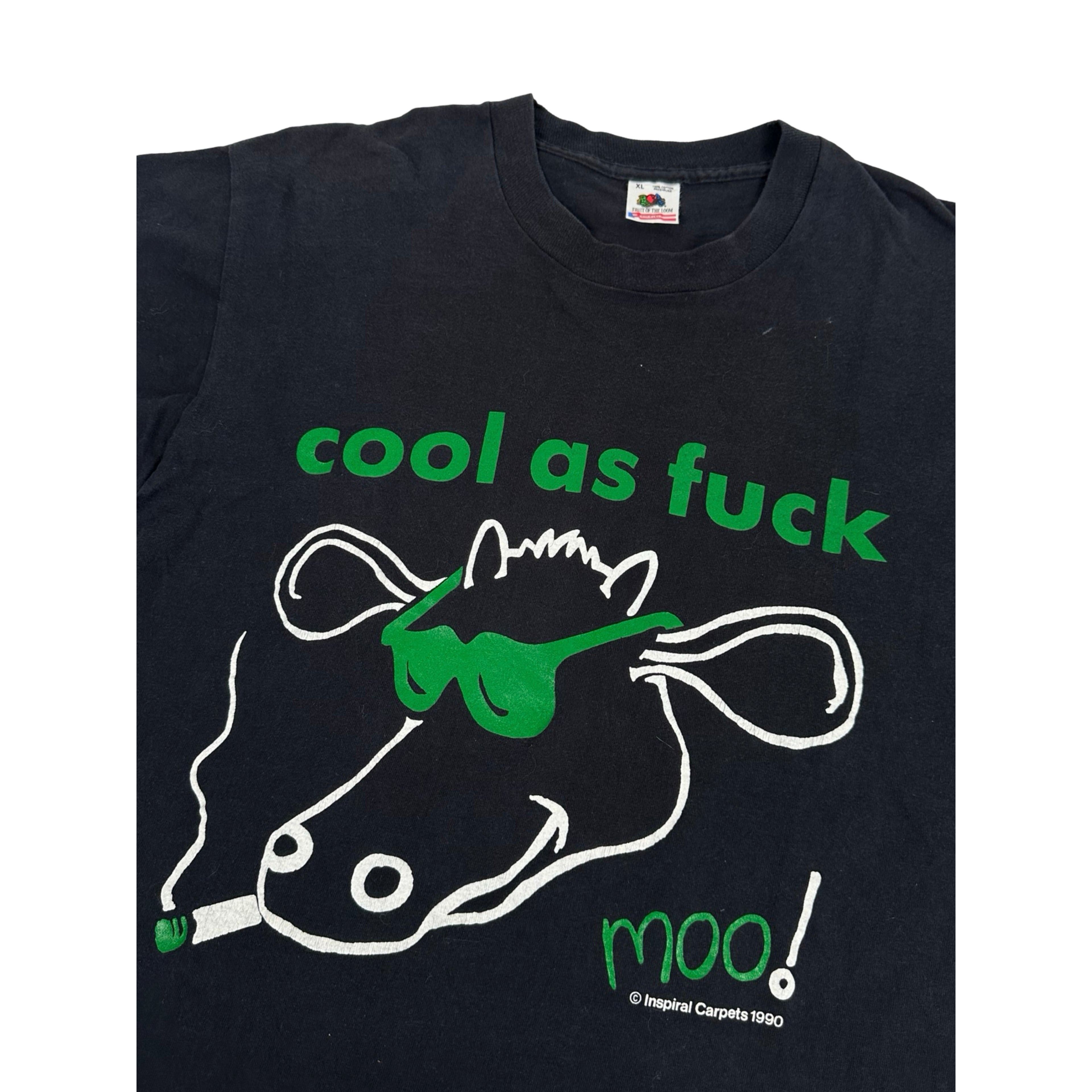 Vintage Moo! Vintage Tee Cool As Fuck Size US XL / EU 56 / 4 - 2 Thumbnail