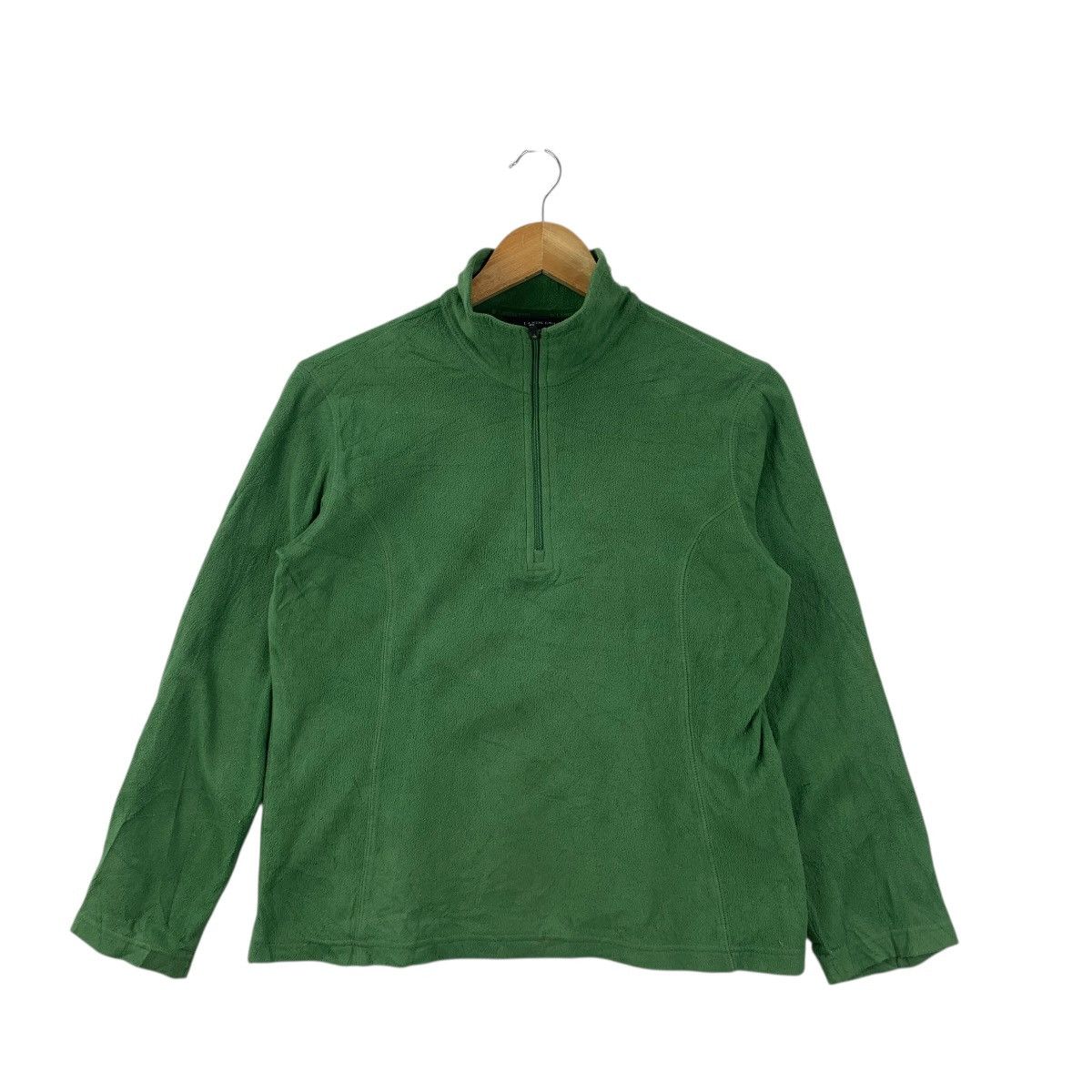 Lands' End Vintage LANDS’ END x THERMA CHECK Half Zipper Fleece Jacket Size M / US 6-8 / IT 42-44 - 3 Thumbnail