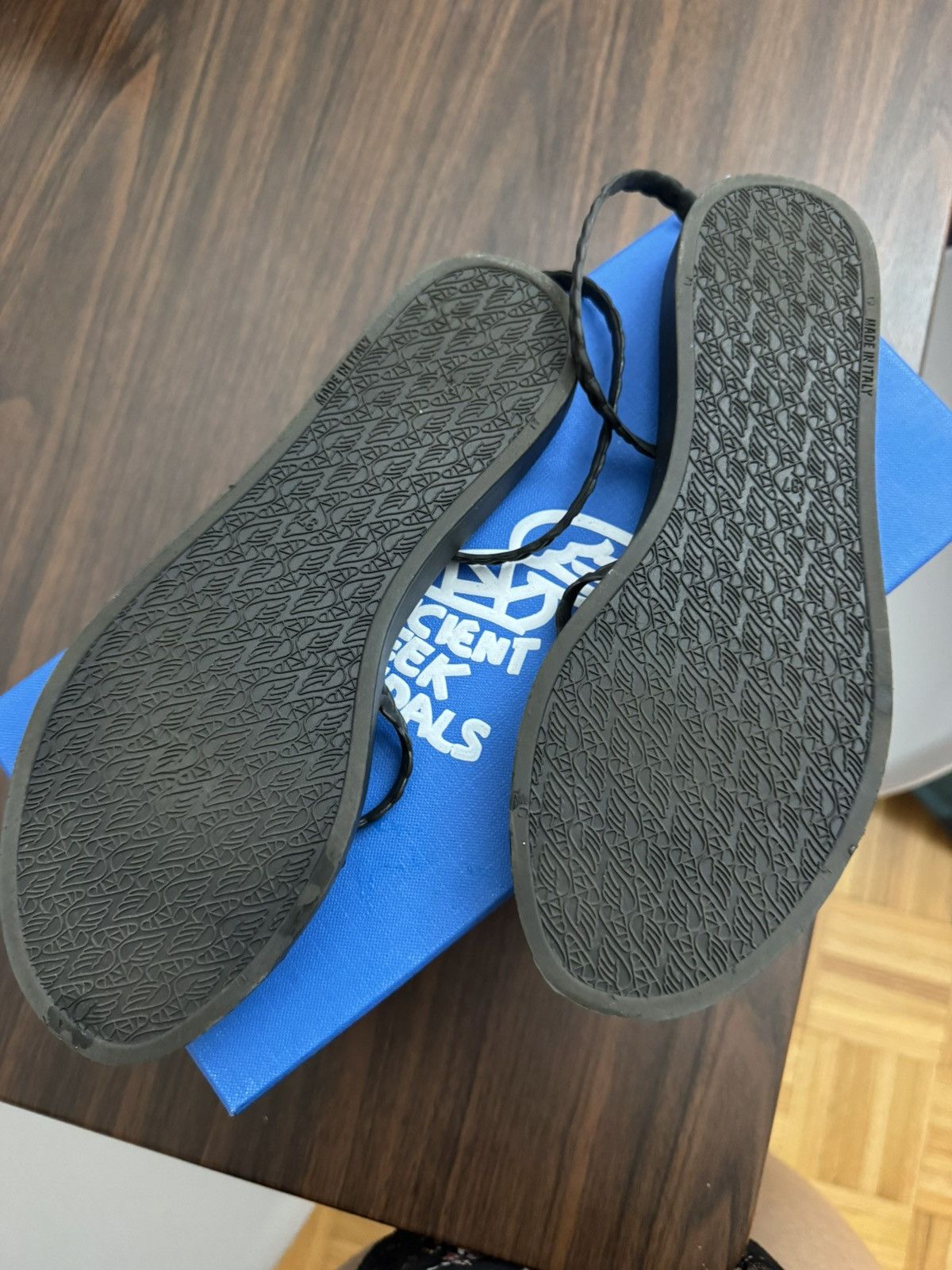 Ancient Greek Sandals ANCIENT GREEK SANDALS Black Eleftheria Sandals Size US 8.5 / IT 38.5 - 3 Thumbnail