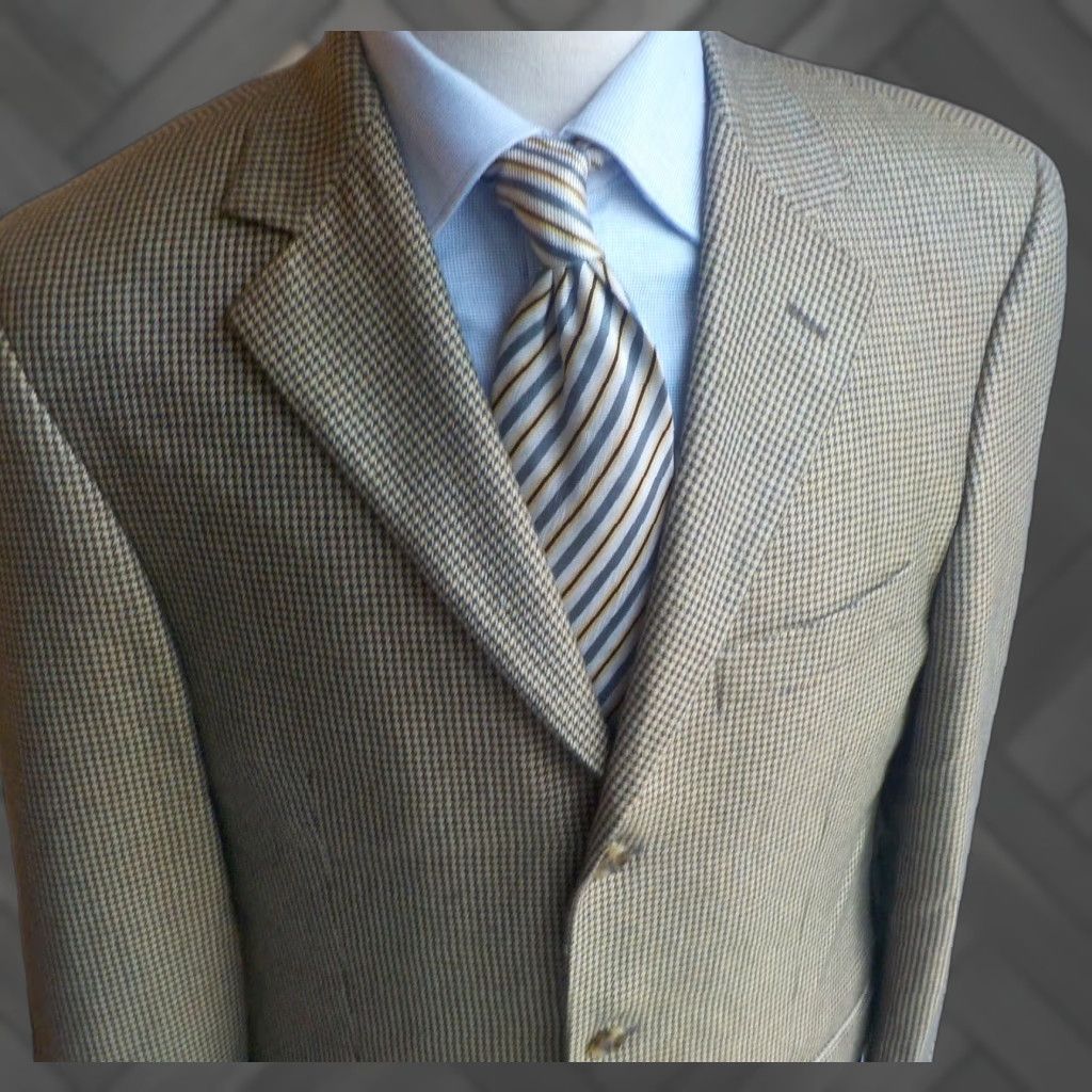 Nordstrom John W. Nordstrom Lora Piana 100% Cashmere Blazer Jacket Brown/Tan 39R Mens Blazer Jacket Vintage Style Size 40R - 1 Thumbnail