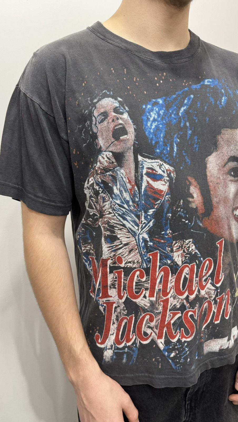 Band Tees × Michael Jackson × Vintage Michael Jackson 90s vintage rare Size US M / EU 48-50 / 2 - 2 Thumbnail