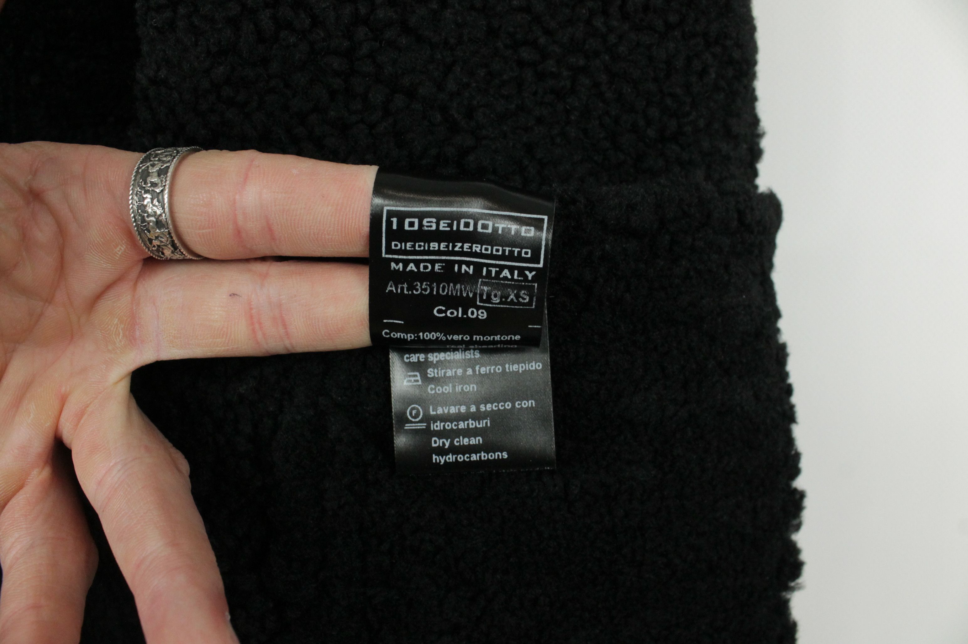 10sei0otto 10sei0otto Overlock Leather shearling Jacket Winter Hooded Size XS / US 0-2 / IT 36-38 - 10 Thumbnail