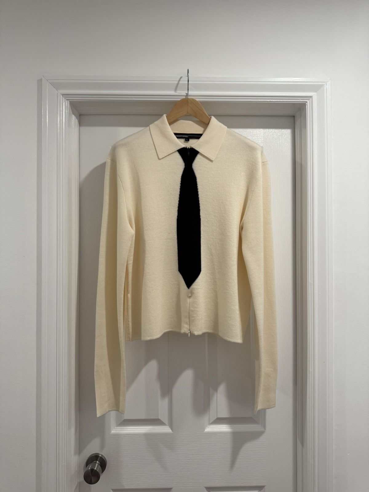Knitted Tie Shirt