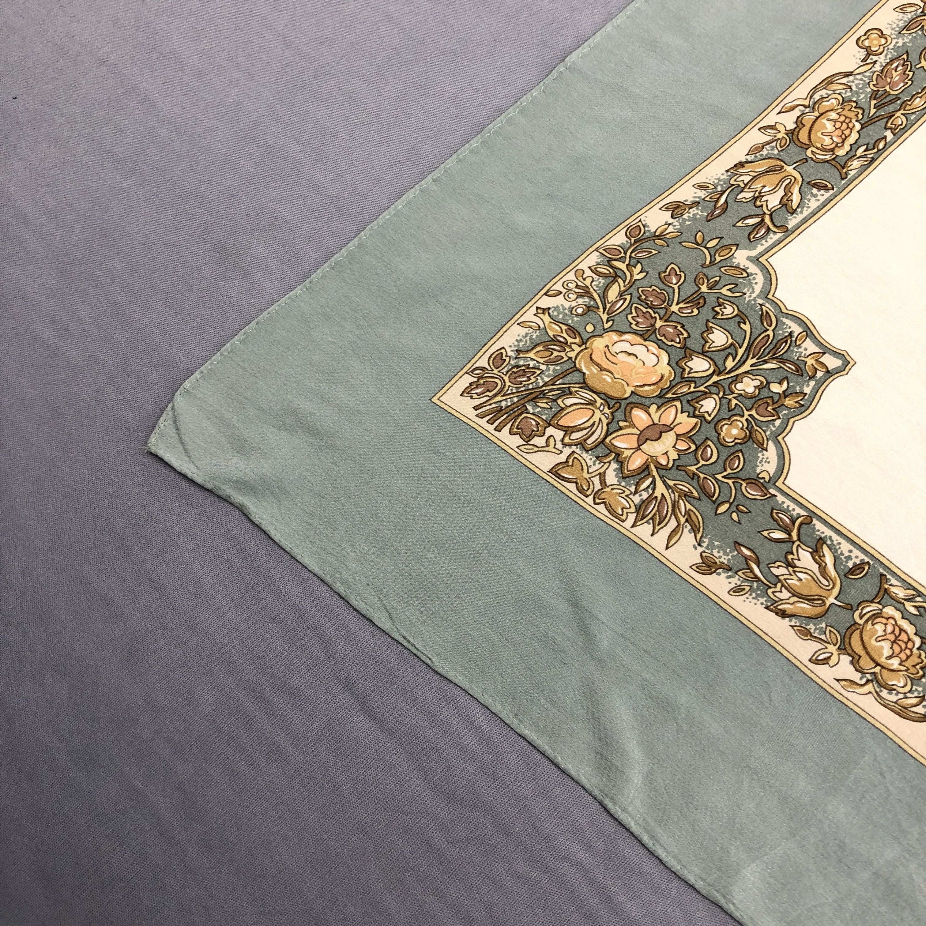 Aquascutum × Vintage Vintage Aquascutum SILK Scarf Twill Stole Wraps Scarves Size ONE SIZE - 18 Thumbnail