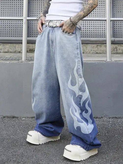 Japanese Brand × Vintage DRIP BAGGY vintage Y2K denim jeans pants Size US 31 - 3 Thumbnail