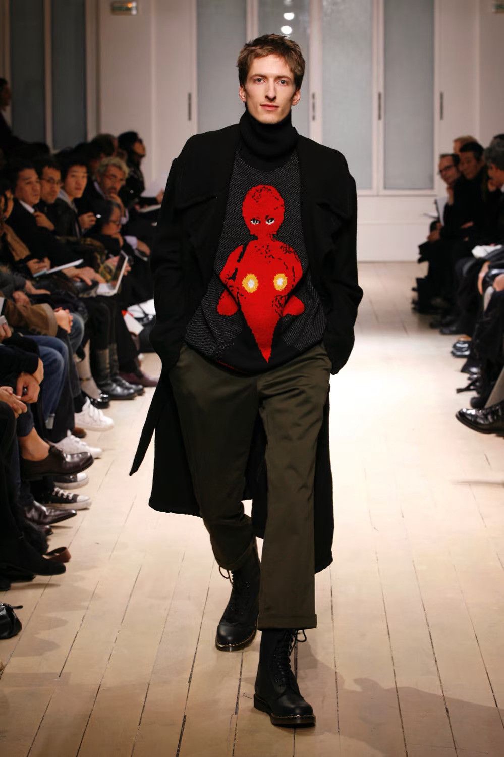 Yohji Yamamoto Yohji Yamamoto Shotaro Ishinomori '07 Cyborg 009 Girls Knit Size US L / EU 52-54 / 3 - 14 Thumbnail