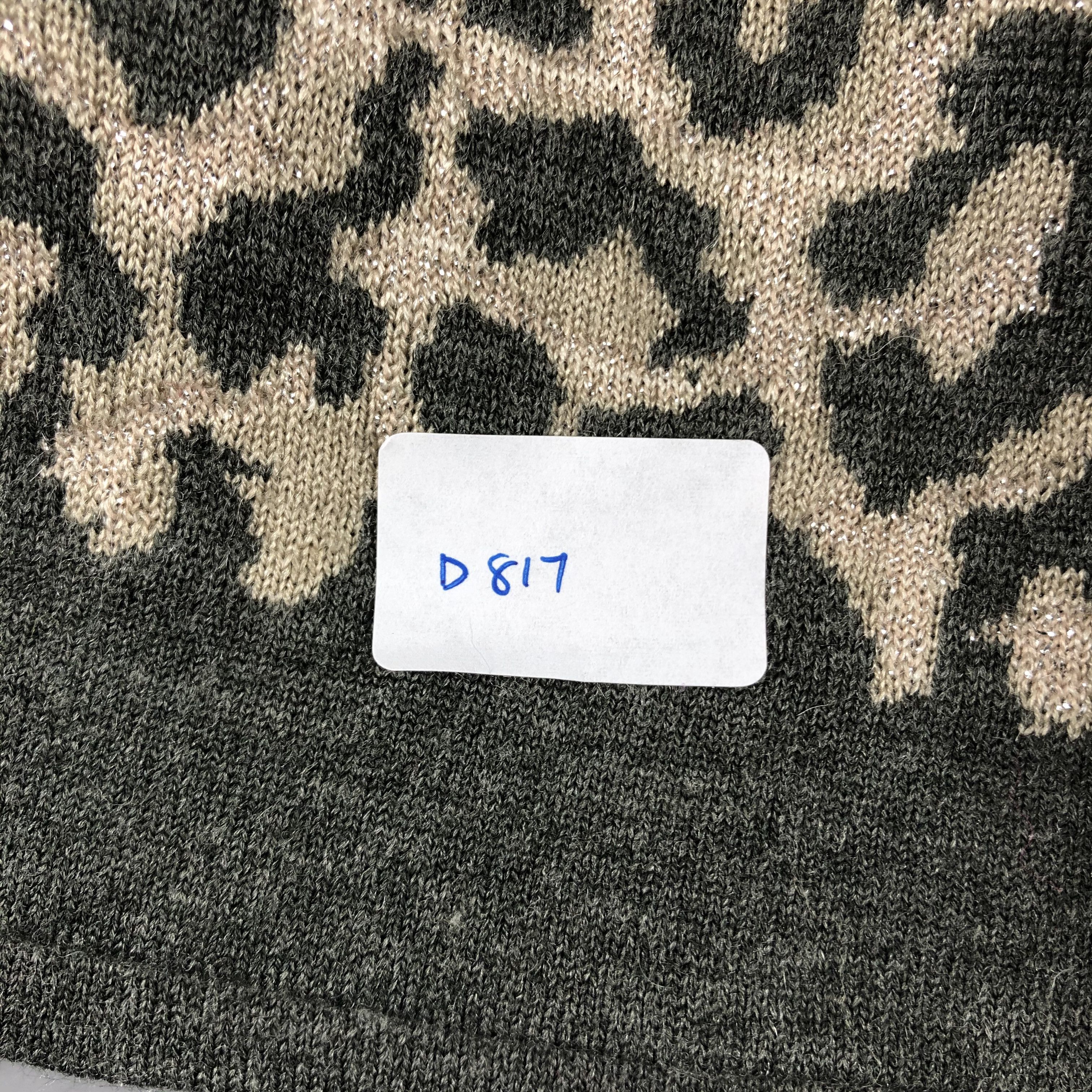 Coach Coach Leopard Design Cuffless Beanie Snow Hat Snow Cap -D817 Size ONE SIZE - 6 Thumbnail