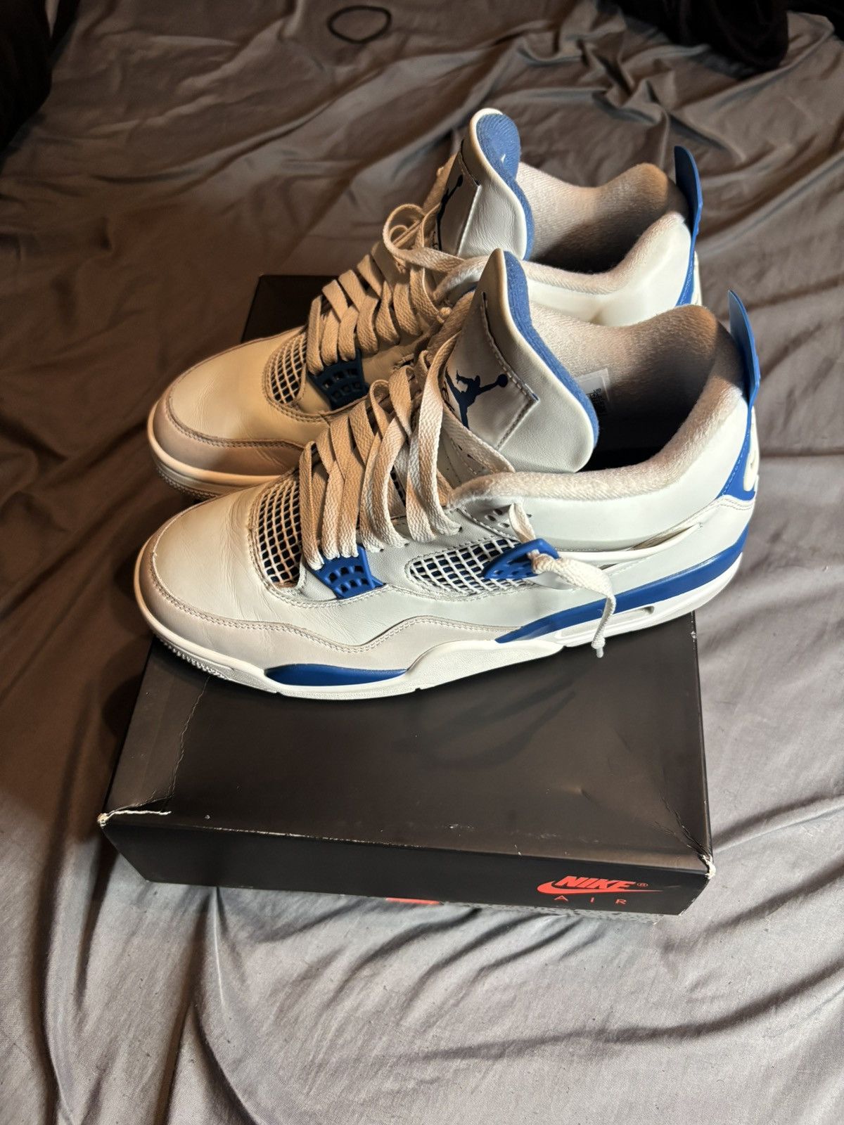 Jordan Brand Jordan 4 military blue Size US 9.5 / EU 42-43 - 3 Thumbnail