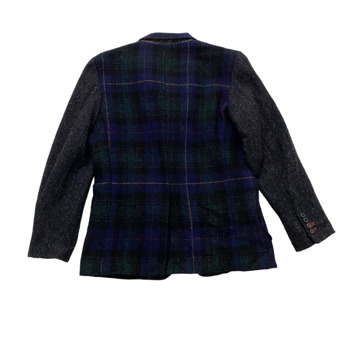 Harris Tweed × Japanese Brand × Psycho Bunny ☀️Harris Tweed x Psycho Bunny wool tartan multicolor jacket Size US S / EU 44-46 / 1 - 3 Thumbnail