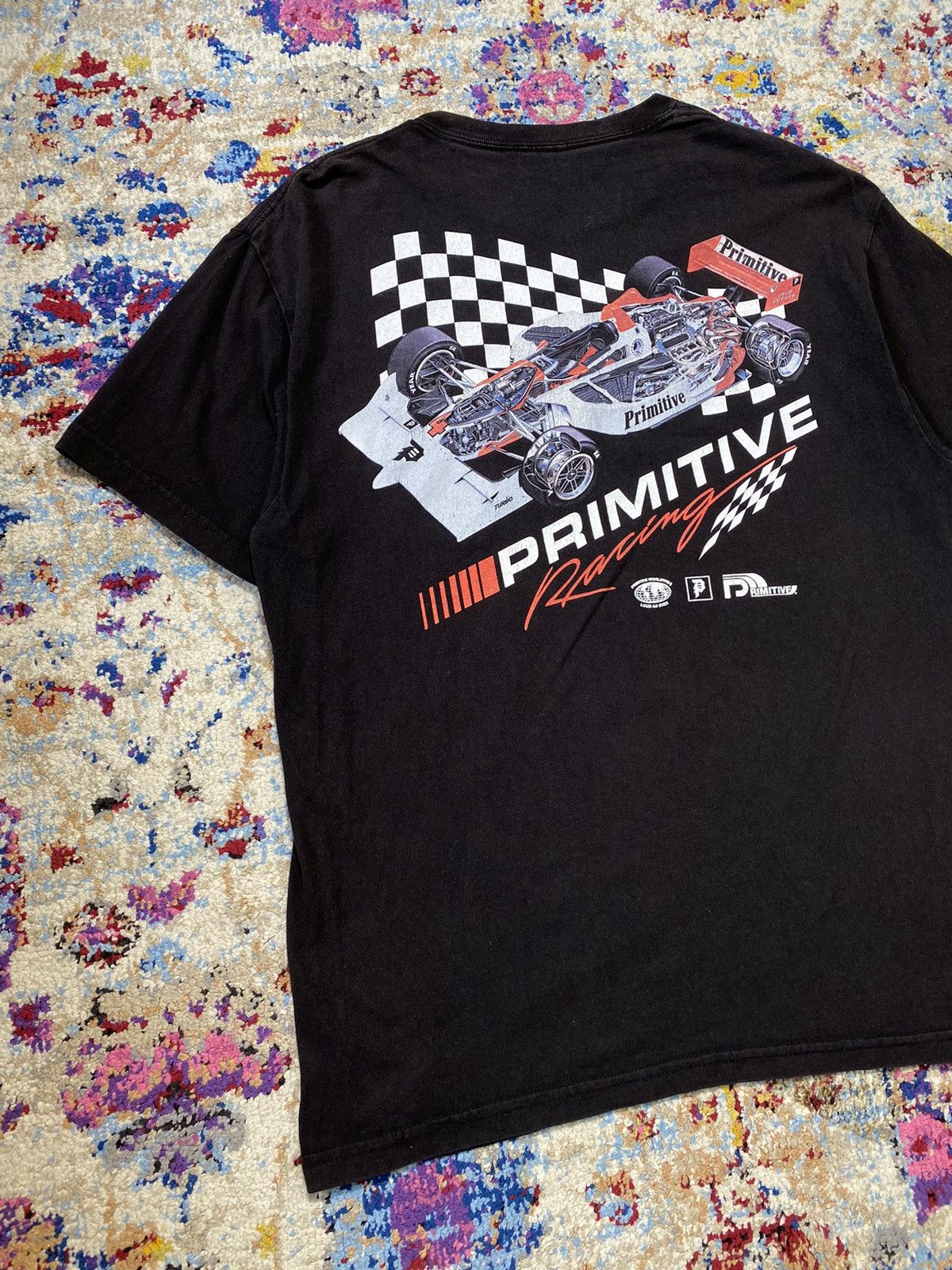 Primitive Primitive Racing Podium Faded Black Tee Shirt Size US L / EU 52-54 / 3 - 2 Thumbnail