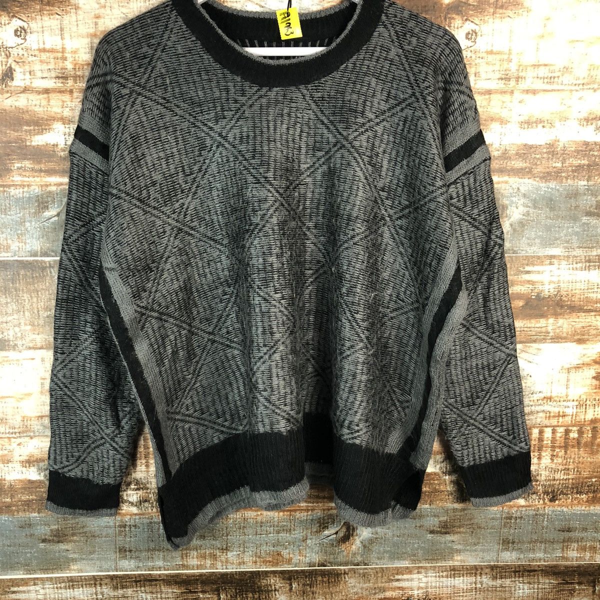 Homespun Knitwear Japanese Brand Grey vintage Knitwear #A1963 Size US M / EU 48-50 / 2 - 3 Thumbnail