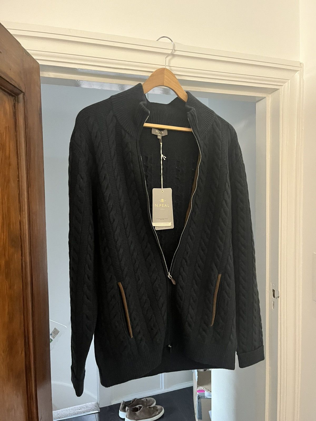 N.Peal N peal indigo blue richmond cardigan size large Size US L / EU 52-54 / 3 - 1 Thumbnail