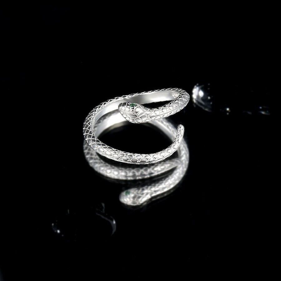 Jewelry Retro Jewelry Rings Open Size Chrome Ring (Size 7-13) Size ONE SIZE - 4 Thumbnail