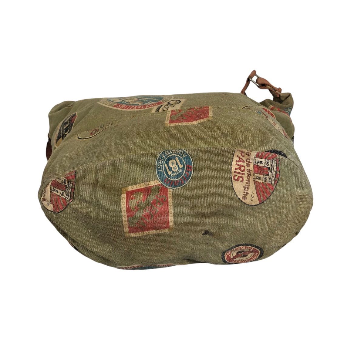 Japanese Brand 📌Vintage Sling Bag Earth Made Overprint Design Streetwear Size ONE SIZE - 9 Thumbnail