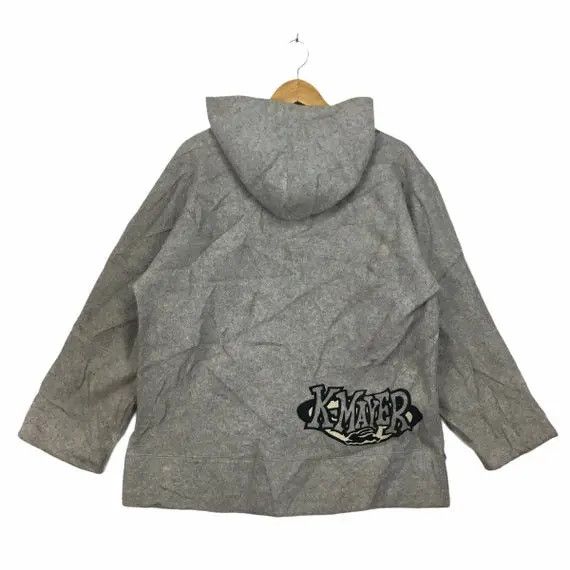 Vintage Krift MAYER Fleece Hoodie Sweatshirt Big Logo Spell Out Size US L / EU 52-54 / 3 - 5 Thumbnail